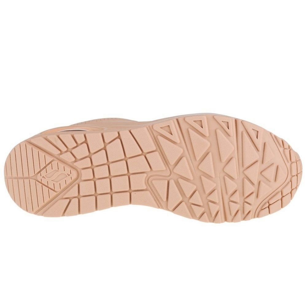 Size 10 Skechers Women's Blush Pink Uno 2 Air Around You Sneakers tenner shoes - Picture 4 of 6
